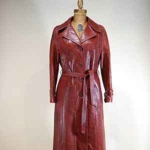 60s Skin Gear leather trench